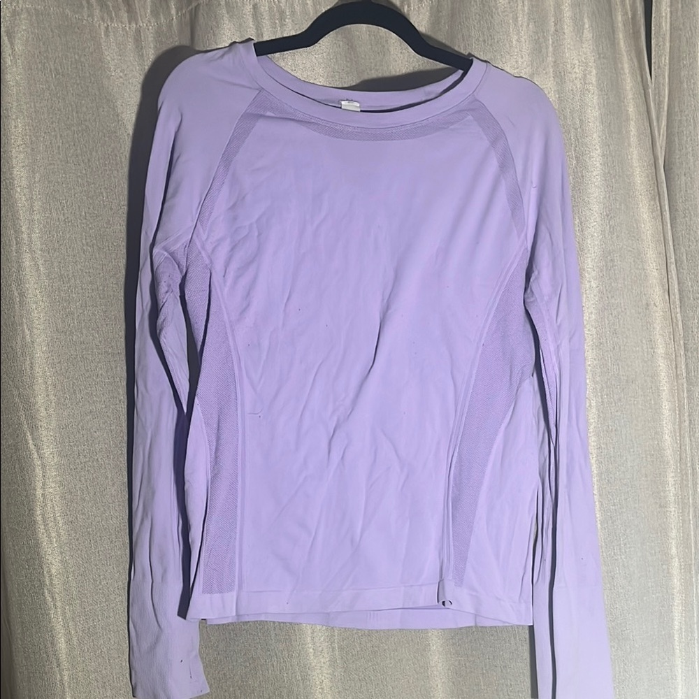 Lavender Long Sleeve Women's Top